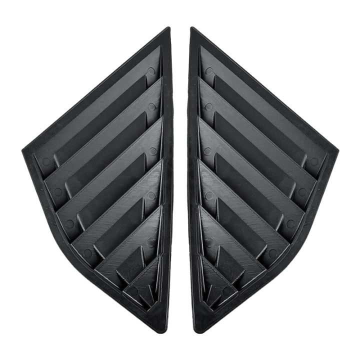 car-quarter-side-window-cover-louver-scoop-vent-for-ford-focus-st-mk3-hatchback-2012-2018-bright-black