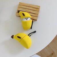 Cute For Airpods 2 Case Bluetooth Earphone Box For Airpods 1 / 2 Protecte Cover Banana Consoles Cute Cartoon Case Headset Cover