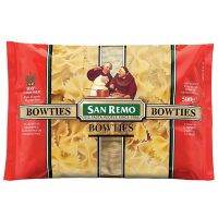 Sanremo Bowties Pasta 500g.  pasta noodle spaghetti pasta  พาสต้า สปาเกตตี้ ซานรีโมพาสต้าโบว์ไทส์ 500กรัม