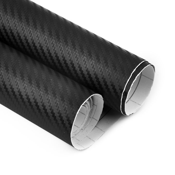สติ๊กเกอร์ไวนิลสีดำคาร์บอนไฟเบอร์ด้านสำหรับรถยนต์-ใหม่อัตโนมัติ1-roll50x200cm-รถยนต์3d-ไวนิลฟิลม์ติดรถ