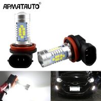 2pcs LED Fog Light Blub H8 Lamp Canbus For Hyundai Sonata Santa Fe Tucson 2016 2018 Azera Genesis Coupe Equus Kona 2018 2019