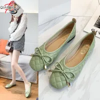 [New peas shoes female Korean style flat bottom shallow mouth net red fairy style casual pedal tide shoes,QiaoYiLuo New peas shoes female Korean style flat bottom shallow mouth net red fairy style casual pedal tide shoes,]