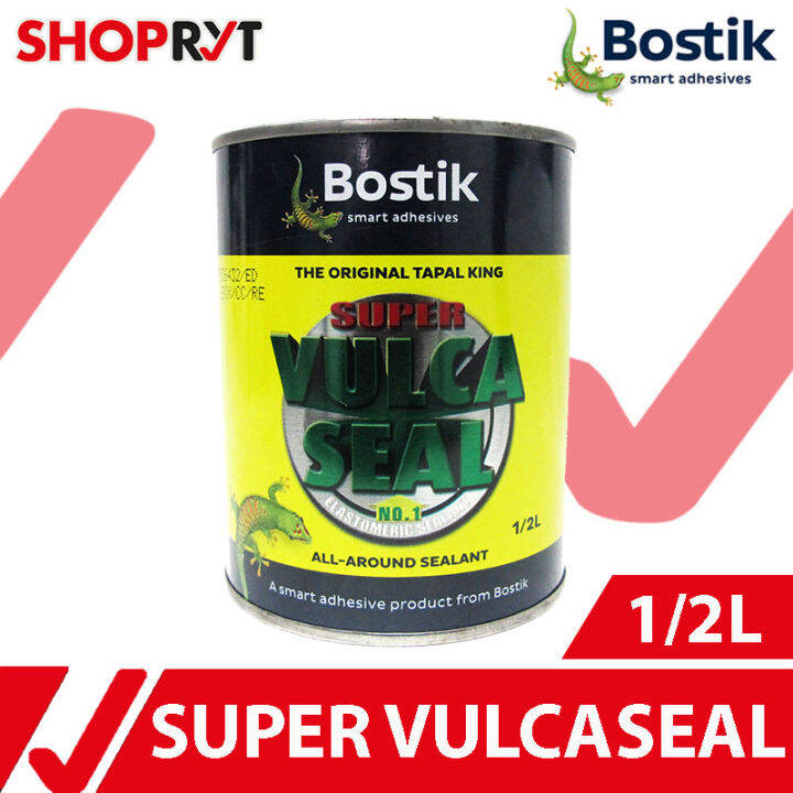 BOSTIK Vulcaseal Elastomeric Waterproofing Sealant 1/2L Can, Multi