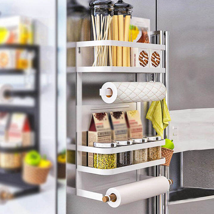 Wallmounted Refrigerator Storage Rack FridgeRack Lazada PH