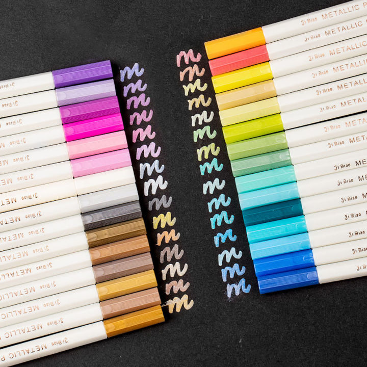 122030ชิ้นสีศิลปะสีเครื่องหมายปากกาอะคริลิชุดสำหรับหินแก้วโลหะผ้าผ้าใบ-diy-อัลบั้มกระดาษวาดอุปกรณ์การเรียน