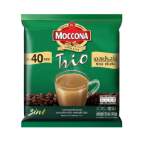 MOCCONA มอคโคน่า กาแฟปรุงสำเร็จชนิดผง ทรีโอ เอสเปรสโซ 15.8 กรัม x 40 ซอง