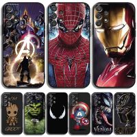 Marvel Avengers Silicone Case For Samsung Galaxy A33 5G A 33 Fundas For Samsung GalaxyA33 SamsungA33 Shell Bumper Coque Cover Phone Cases