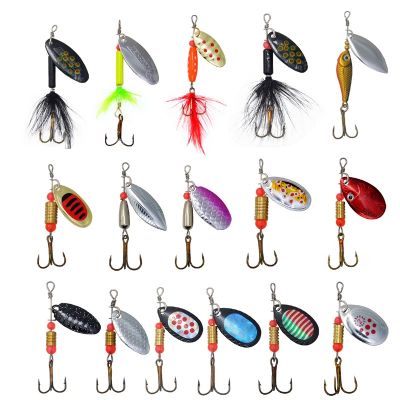 【DT】hot！ Spinner Baits Fishing Spinners 2.5-12g Spinnerbait Trout Lures for Bass Crappie