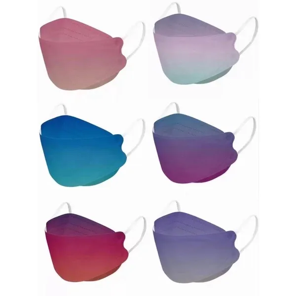 Adult High Quality KF94 Gradient Color and Printed Designs Face Mask