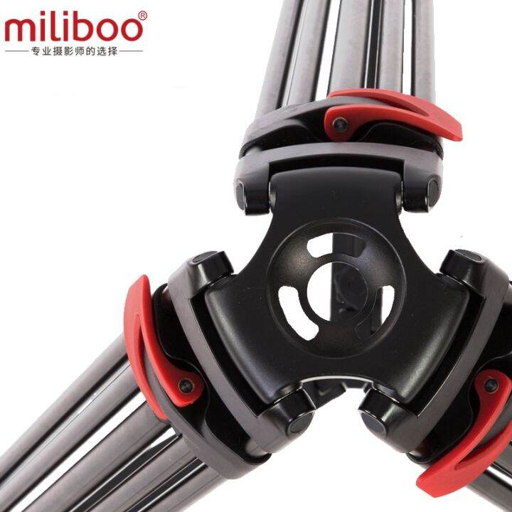 miliboo-mtt609a-งานหนักระดับมืออาชีพหัวไฮดรอลิกกล้องลูกบอลขาตั้งกล้องสำหรับกล้องวิดีโอ-ขาตั้งกล้องดีเอสแอลอาร์รับน้ำหนักขาตั้งกล้องวิดีโอสูงสุด15กก