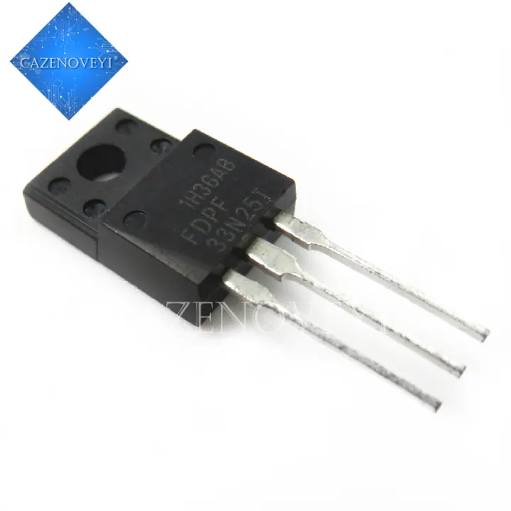 10 Pezzi FDPF33N25T (33N25T) MOSFET TO-220 – Nuovi – Made In China - Foto 4