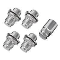 5Pcs Wheel Lug Bolt Stud Nut Car Locking Wheel Bolt Nuts M12 x 1.5 For Toyota Aluminum Alloy Wheel Bolts Tire Anti-theft Screws Nails  Screws Fastener