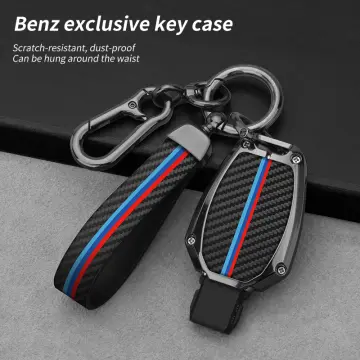 Key Fob Cover With Key Chain For Mercedes Benz A B C E S Gla Glc