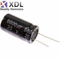 2PCS 25v6800uf 6800uf25v 16*31 25v 6800uf 16x31 Electro Electrolytic capacitor WATTY Electronics