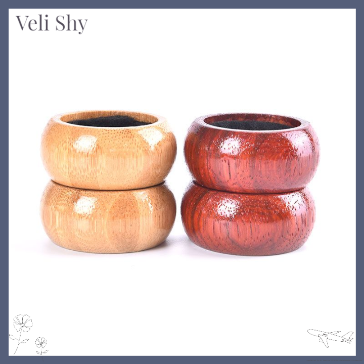 veli-shy-ปลอกขวดไวน์ทำจากไม้ขวดไวน์ขวดไวน์แดงกันหยดน้ำแหวนคอหยุด