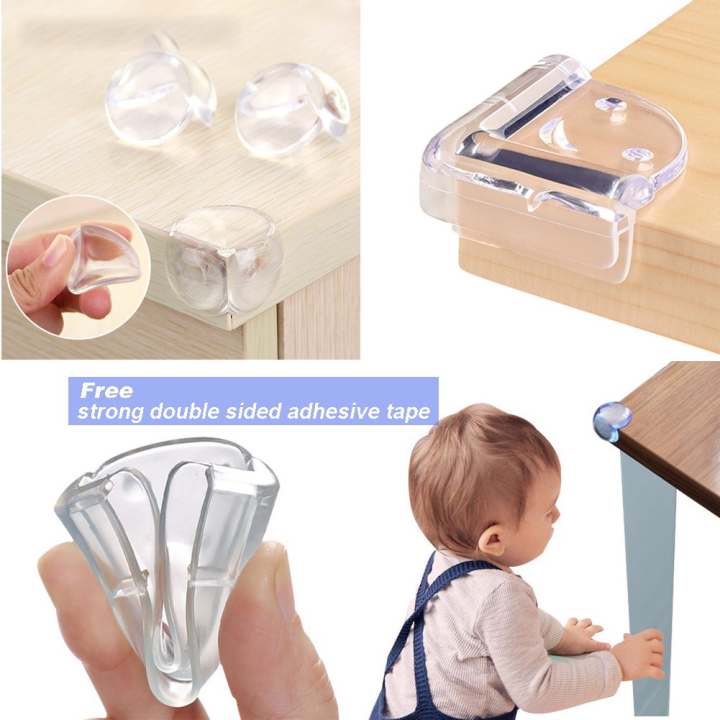 Baby Safety Table Corner Protector Transparent AntiCollision Angle