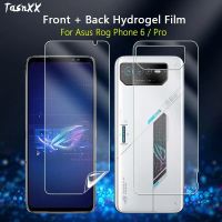 Front / Back Screen Protector For Asus Rog Phone 6 7 Pro Ultra Clear Slim Full Cover Soft Repairable Hydrogel Film -Not Glass Screen Protectors