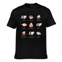 New Arrival Vintage Cute Sushi Cat Funny Japanese Anime Funny MenS T-Shirts Multi-Color Optional