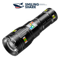 SmilingShark-SD5995-Torchlight-Powerful-Led-M77-Flashlights-8400-Lumens-Super-Bright-USB-Rechargeable-Zoomable-3-Modes-Adjustable-Long-Battery-Life-Outdoor-Light