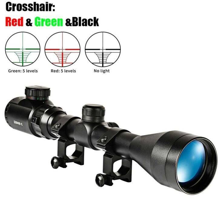 bushnell-banner-ต้นฉบับ-กล้องติดปืน-3-9x40egขอบเขตออปติก-3-9x40-มม-3-9x40cross-scope-เรนจ์ไฟเขียวสีแดงราง-11mmแบตเตอรี่ในตัวขอบเขตแสงส่องสว่าง