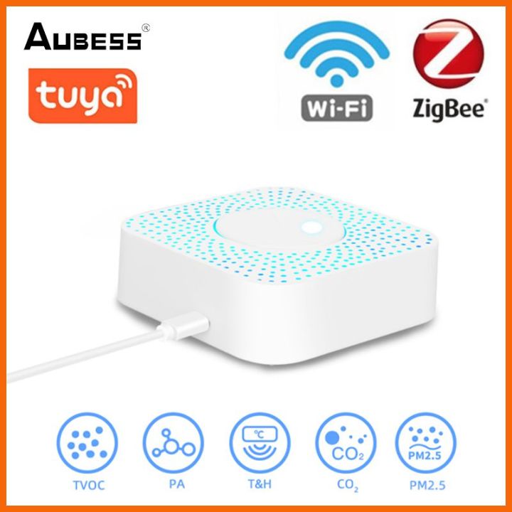 AUBESS Tuya ZigBee Temperature & Humidity Sensor for Smart Home Automa