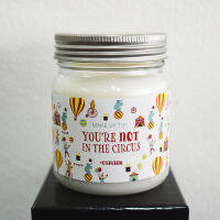 เทียนไขถั่วเหลือง Make up tip your not in the circus - Jar Candle 180 grm (ความหมายบนฉลาก : เคล็ดลับแต่งหน้าที่คุณไม่ได้อยู่ในคณะละครสัตว์) (เลือกกลิ่น)