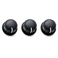 3Piece Air Condition Switch Control Knob Parts Accessories for Toyota Hilux Vigo Champ, Fortuner, Innova 2012 - 2015