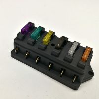 Universal 12v 6 Way Fuse Box Block Fuse Holder Box Automotive Blade Car Fuse Accessory Tool Fuses Accessories