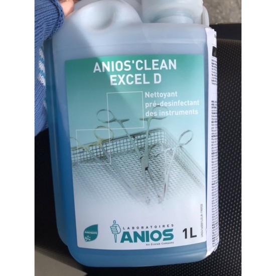 Dung dịch ngâm rửa dụng cụ anios clean excel d 1 lít - ảnh sản phẩm 1