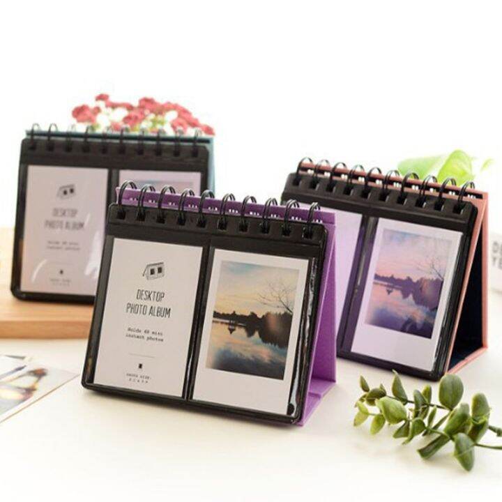 desk-calendar-photo-album-3-inch-mini-instax-polaroid-album-desk-calendar-68-pocket-picture-storage-case-photocard-holder-2023-photo-albums