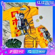 Quần áo trẻ em in 3d hình kaw vàng size đại từ 10-60kg Kunkun Kid TP752 thumbnail