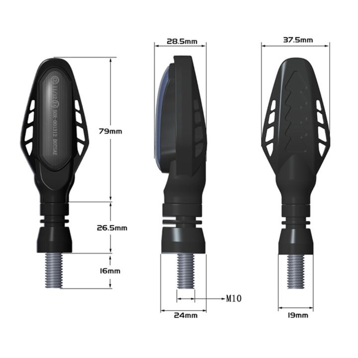 ไฟสัญญานเลี้ยวท้ายจักรยานยนต์มอร์เตอร์ไซต์-led-12v-แบบสากลไฟเบรคกระพริบไฟเดย์ไลท์เตือนเวลากลางวัน