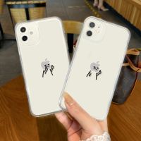 Funny Matchstick Men Clear Phone Case For iPhone 14 13 12 11 Pro Max 13 Mini XS Max XR SE 7 8 14 Plus Transparent Fundas Covers