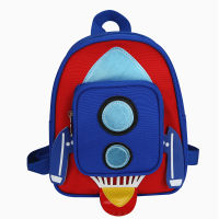 New Arrival Childrens Lovely Backpacks For Boys Girls Cute Rocket Bags Kids Kindergarten Students Light Colorful Schoolbag