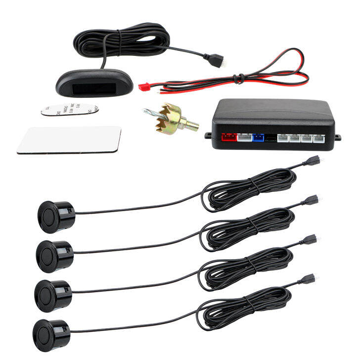 12V DC LCD Cars Parking Sensor Car Reversing Radar Buzzer Detector