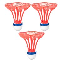 3 Pcs Plastic Badminton Shuttlecocks Badminton Indoor Outdoor Sport Training Badminton for Ball Training Game Tool