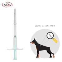 rfid animal syringe NFC Microchip injector Ntag216 glass tag for animal identification access control system 13.56mhz frequency Household Security Sys