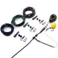 【LZ】✉✌◙  2pcs Carp Fishing Accessories Kit Helicopter Fishing Rig Silicone Tube Tail Rubber Fishing Connector Swivel For Carp Fish Tackle