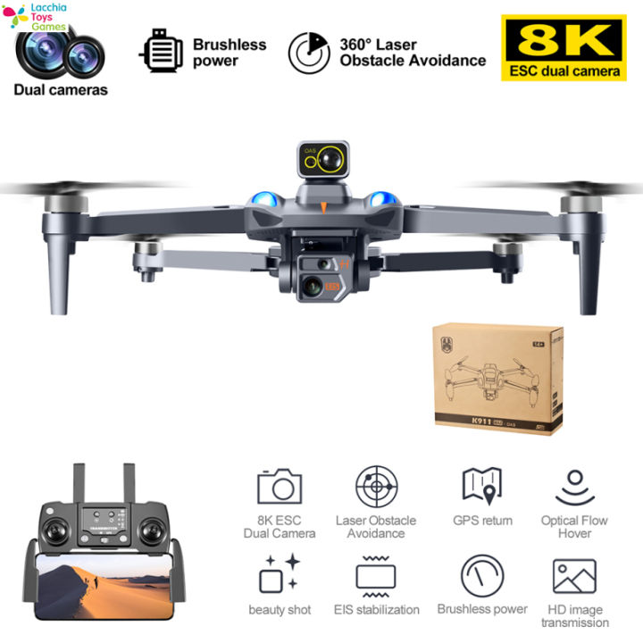 lt-original-k911-max-gps-drone-4k-professional-อุปสรรคการหลีกเลี่ยง8k-dual-hd-กล้องมอเตอร์แบบไม่มีแปรงพับ-quadcopter-rc-ระยะทาง1200m1