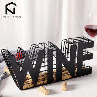 Modern Wine Cork Holder-13.5 "Length Endurance Red Wine Rack Storage For Kitchen Countertop Wine Cabinet Home Decor