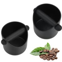 TEXCafe Accessories Anti Slip Coffee Grind Dump Bin Coffee Grind Knock Box Household Coffee Tools Espresso Grounds Container