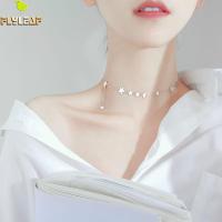 【Big-Sales】 EC Loria Trading mall Flyleaf Star Choker สร้อยคอ100% 925เงินสเตอร์ลิงสร้อยคอสั้นสำหรับเครื่องประดับสตรีแฟชั่น Chain Temperament Designer