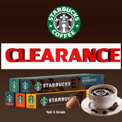 Clearance ลดแรง! ลดจริง! Starbucks® Capsule by NESPRESSO® BBF 07-09/2023