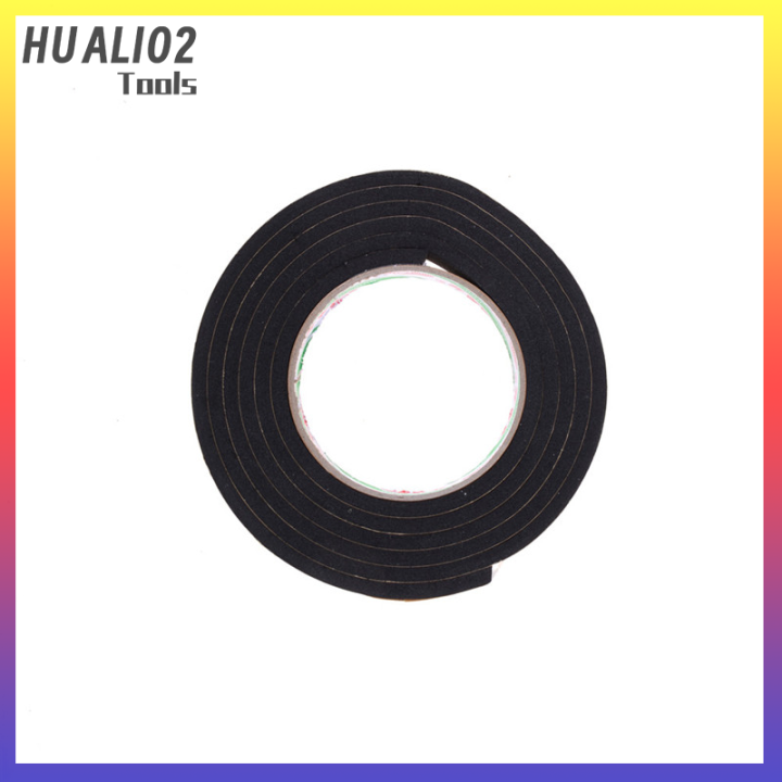 huali02-เลียนแบบ-สติกเกอร์เทปกาวโฟมในตัวแบบด้านเดียวสีดำ2ม-กว้าง20มม-x-หนา5มม