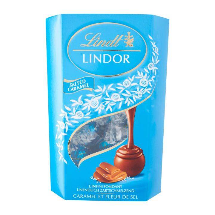 Lindt Lindor Salted Caramel Cornet 200g 