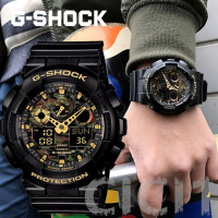 Casio G-Shock นาฬิกาสปอร์ต กันน้ำ กันกระแทก Ga-100A-9Adr ชุดหลากหลายสไตล์ให้เลือก （เตรียมจัดส่ง）