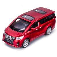 1:32โตโยต้า ALPHARD โมเดลโลหะผสมหล่อขึ้นรูปจำลองรถแบบเสียงดึงถอยหลังของขวัญของเล่นเด็ก A155