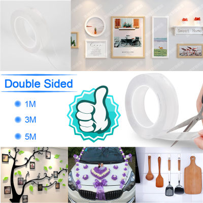 All-purpose Reusable Double-Sided Nano Traceless Tape Removable Sticker Washable Adhesive Tape Loop Disks Tie Glue Gadget