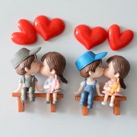 Refrigerator Magnet Creative Three-dimensional Cartoon Character Home Decoration Magnet Couple Set Refrigerator Magnet Decore