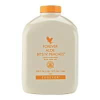 Forever น้ำสกัดว่านหางจระเข้ รสพิช Aloe Bits N Peaches Forever) ขนาด 1 ลิตร